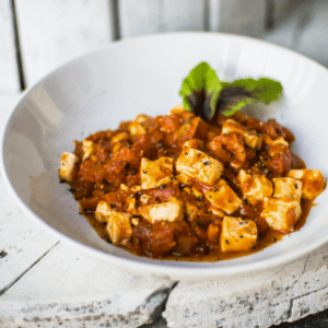 Shakshuka with Lentils & Tofu