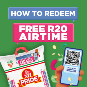 How to redeem your R20 with #PrideFreeAirtime2024